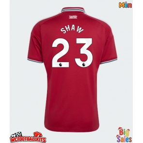 Manchester United Luke Shaw #23 Replica Home Stadium Shirt 2026-27 Short Sleeve